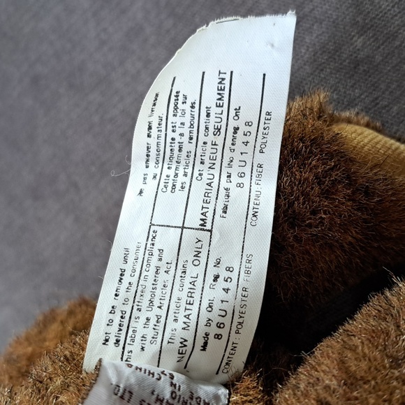 Vintage Gund Gunderbear Dark Brown Jointed Teddy Bear Toy VG 8" 1993 - Picture 12 of 16